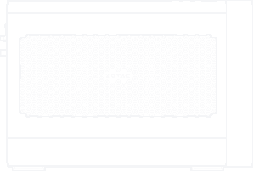 ZBOX MAGNUS ONE ULTRA 側面図